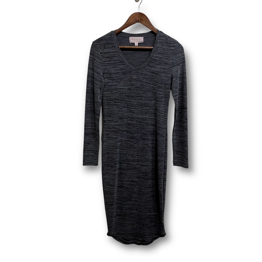 Philosophy Republic‎ Clothing Dresses Gray Dress Body-Con 

Size Small 16x46
